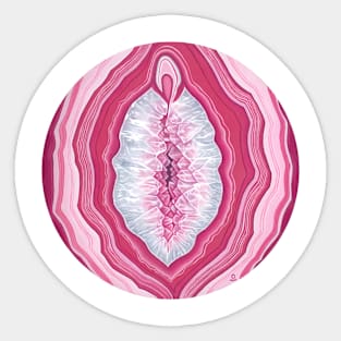 vulva mary Sticker